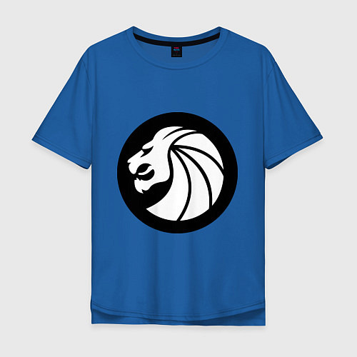 Мужская футболка оверсайз Seven Lions / Синий – фото 1