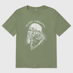 Футболка оверсайз мужская Black Sabbath: The Ultimate Collection, цвет: авокадо