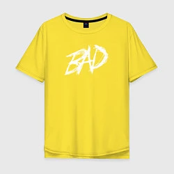 Футболка оверсайз мужская XXXTentacion: BAD, цвет: желтый