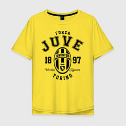 Футболка оверсайз мужская Forza Juve 1897: Torino, цвет: желтый