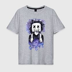 Футболка оверсайз мужская Marshmello: Space Boy, цвет: меланж