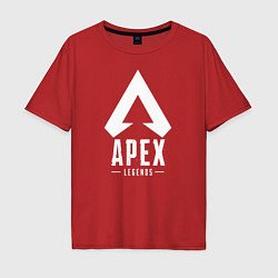 Футболка оверсайз мужская Apex Legends, цвет: красный