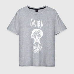 Футболка оверсайз мужская Gojira, цвет: меланж