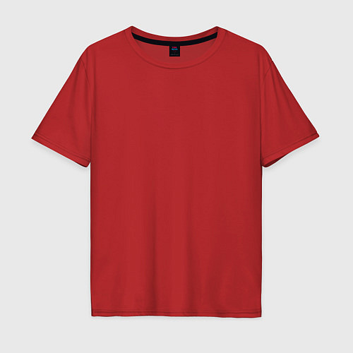 Мужская футболка оверсайз Я русский, на три сдал / Красный – фото 1
