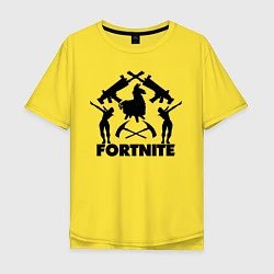 Футболка оверсайз мужская Fortnite Team, цвет: желтый