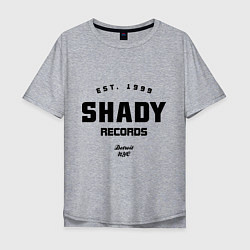 Футболка оверсайз мужская Shady records, цвет: меланж