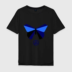 Футболка оверсайз мужская Linkin Park: Butterfly, цвет: черный