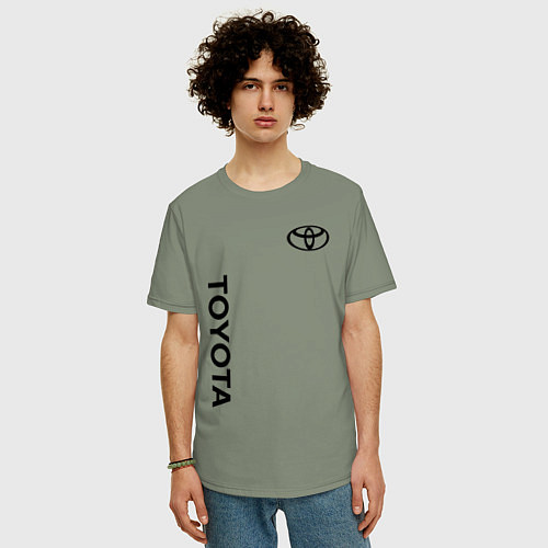 Мужская футболка оверсайз TOYOTA / Авокадо – фото 3