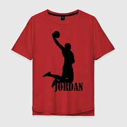 Футболка оверсайз мужская Jordan Basketball, цвет: красный