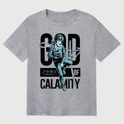 Футболка оверсайз мужская God of Calamity, цвет: меланж
