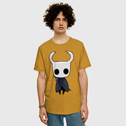 Футболка оверсайз мужская Hollow Knight, цвет: горчичный — фото 2