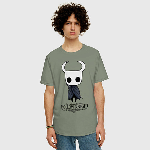 Мужская футболка оверсайз Hollow Knight / Авокадо – фото 3