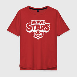 Футболка оверсайз мужская BRAWL STARS, цвет: красный