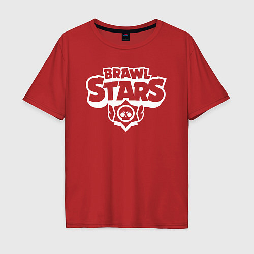 Мужская футболка оверсайз BRAWL STARS / Красный – фото 1