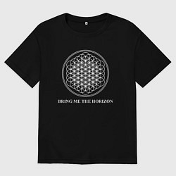 Футболка оверсайз мужская BRING ME THE HORIZON, цвет: черный