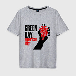 Мужская футболка оверсайз Green Day: American idiot