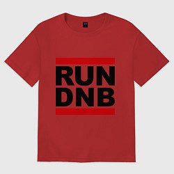 Футболка оверсайз мужская RUN DNB, цвет: красный