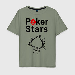 Мужская футболка оверсайз Poker Stars