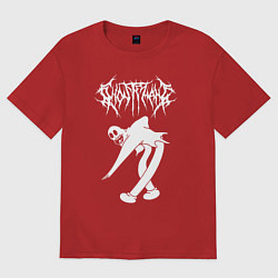 Футболка оверсайз мужская GHOSTEMANE, цвет: красный
