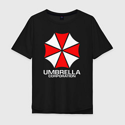 Футболка оверсайз мужская UMBRELLA CORP, цвет: черный