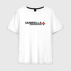 Футболка оверсайз мужская UMBRELLA CORP, цвет: белый