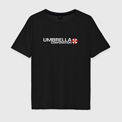 Футболка оверсайз мужская UMBRELLA CORP, цвет: черный