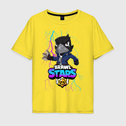 Мужская футболка оверсайз Brawl Stars CROW