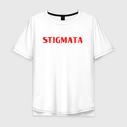 Футболка оверсайз мужская Stigmata, цвет: белый