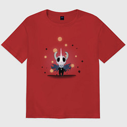 Футболка оверсайз мужская Hollow knight Полый рыцарь, цвет: красный