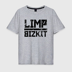 Футболка оверсайз мужская LIMP BIZKIT, цвет: меланж