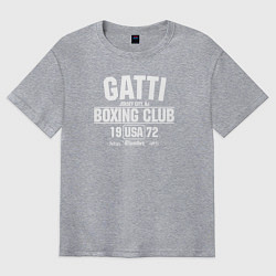 Футболка оверсайз мужская Gatti Boxing Club, цвет: меланж