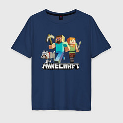 Мужская футболка оверсайз MINECRAFT