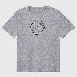 Футболка оверсайз мужская Футболка Шелдона Купера ??2, цвет: меланж