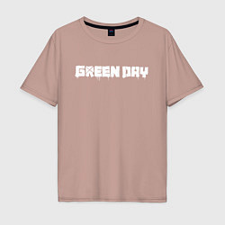 Футболка оверсайз мужская GreenDay, цвет: пыльно-розовый