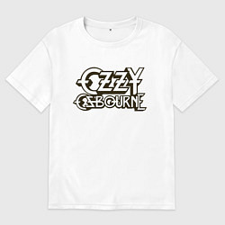 Футболка оверсайз мужская Ozzy Osbourne, цвет: белый