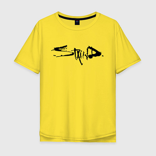 Мужская футболка оверсайз Staind / Желтый – фото 1