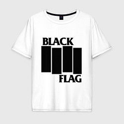 Мужская футболка оверсайз BLACK FLAG