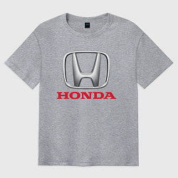 Футболка оверсайз мужская HONDA, цвет: меланж