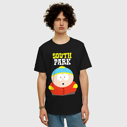 Мужская футболка оверсайз SOUTH PARK / Черный – фото 3