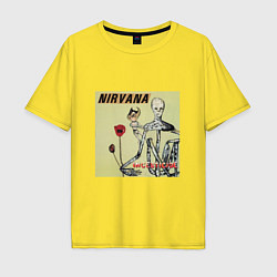 Футболка оверсайз мужская NIRVANA, цвет: желтый