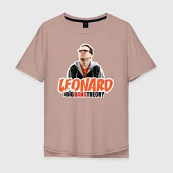 Футболка оверсайз мужская Leonard, цвет: пыльно-розовый