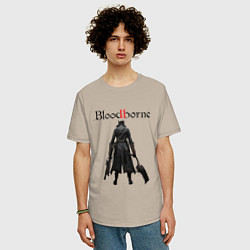 Футболка оверсайз мужская Bloodborne, цвет: миндальный — фото 2