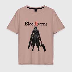 Футболка оверсайз мужская Bloodborne, цвет: пыльно-розовый