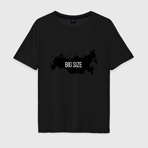 Мужская футболка оверсайз Big size / Черный – фото 1