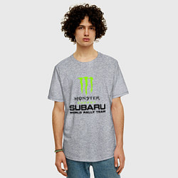Футболка оверсайз мужская MONSTER ENERGY Z, цвет: меланж — фото 2