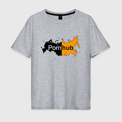 Мужская футболка оверсайз Logo PornHub