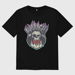 Футболка оверсайз мужская Орксий Waaagh, цвет: черный