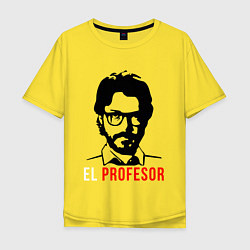 Футболка оверсайз мужская El Profesor, цвет: желтый