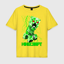 Мужская футболка оверсайз MINECRAFT CREEPER