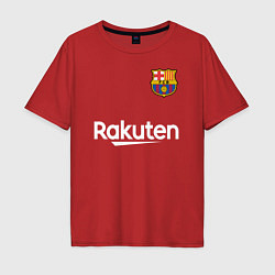Футболка оверсайз мужская BARCELONA, цвет: красный